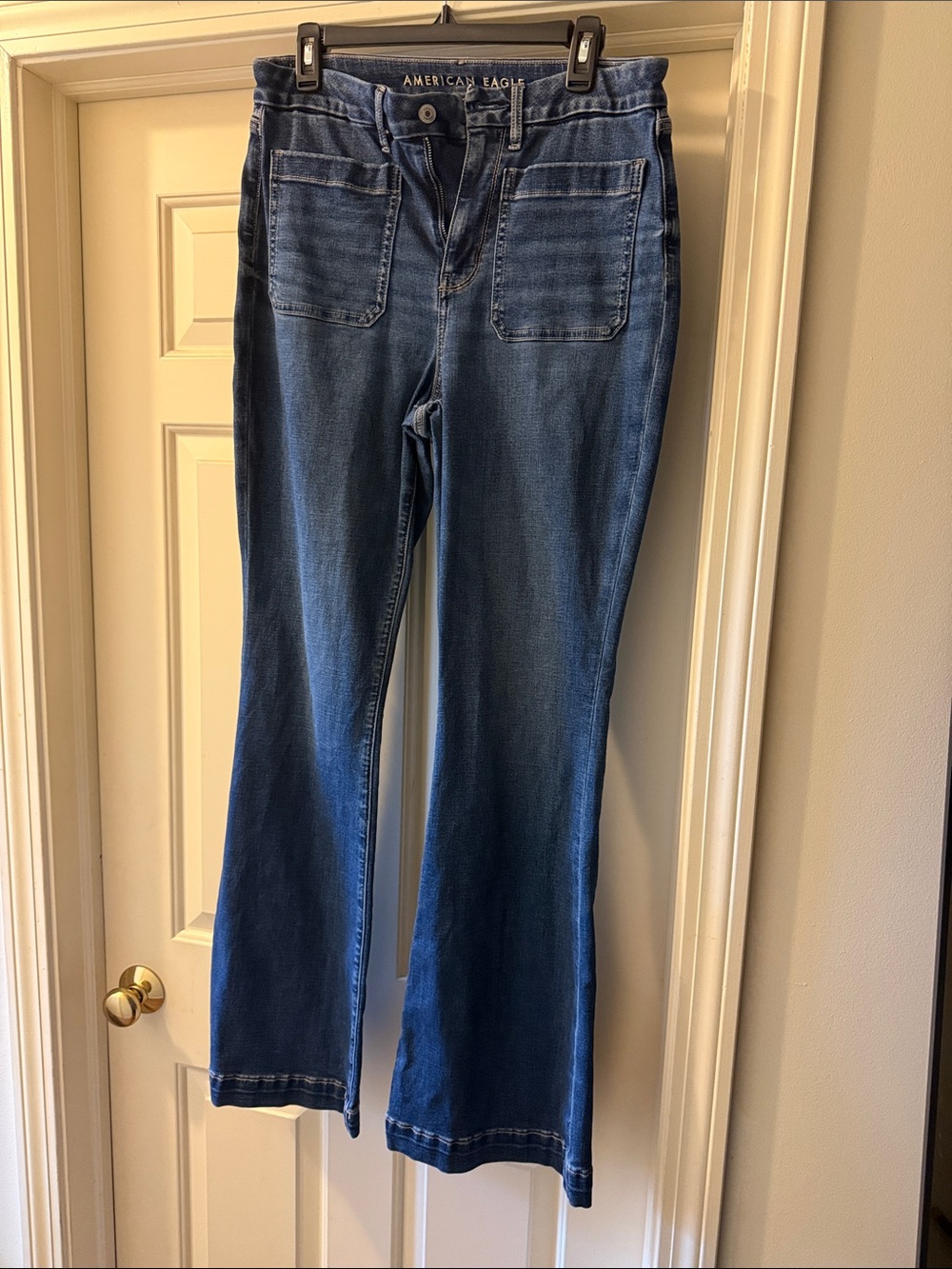 American Eagle Outfitters Blue Denim Flare Jeans